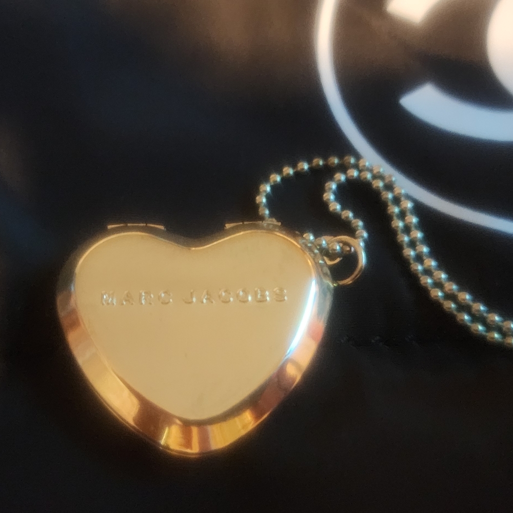 Marc Jacobs Gold Heart Locket Necklace